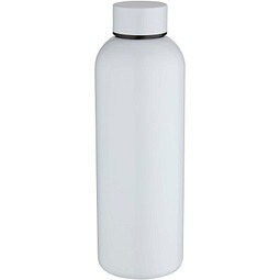 Spring 750 ml RCS-zertifizierte einwandige Sublimation Trinkflasche aus recyceltem Edelstahl, weiss
