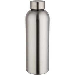 Spring 750 ml RCS-zertifizierte einwandige Trinkflasche aus recyceltem Edelstahl, edelstahl grau