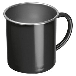 Stahltasse Trezzo,schwarz