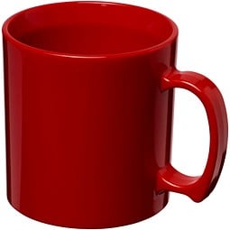 Standard 300 ml Kunststoffbecher, rot