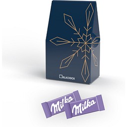 Standbodenkartonage klein, Milka Naps, inkl. Druck