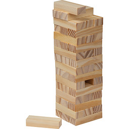 Holz Stapelturm, braun