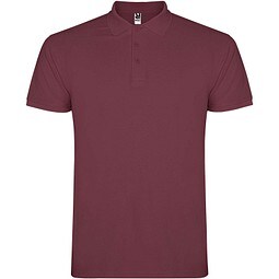 Star 200 g/m² Poloshirt für Herren, beerenrot, XS