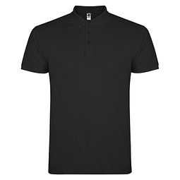 Star Poloshirt für Herren, schwarz, S