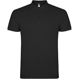 Star Poloshirt für Kinder, schwarz, 3/4