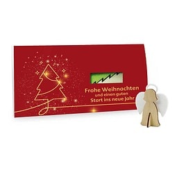Steckfiguren-Karte Filz, Standardmotiv, Engel