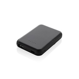 Stellar 5.000mAh 5W magnetische Powerbank aus RCS rec. ABS, schwarz