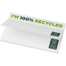 Sticky-Mate® recycelte Haftnotizen 127 x 75 mm, weiss, 50 pages