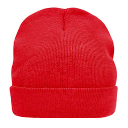 Strickmütze, rot