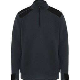 Farblich kombiniertes Sweatshirt Maverick, XXXL, bleigrau/schwarz