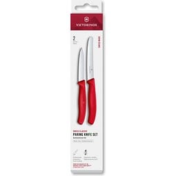 Swiss Classic, Gemüsemesser Set, 2tlg, rot