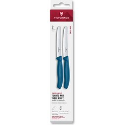 Swiss Classic, Tomaten & Tafelmesser, 2tlg, blau
