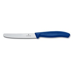 VICTORINOX Tomaten- und Tafelmesser Swiss Classic, blau
