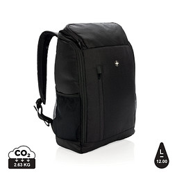 Swiss Peak AWARE™ Easy Access 15 Zoll Laptop-Rucksack, schwarz