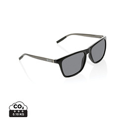 Swiss Peak polarisierte Sonnenbrille aus RCS Kunststoff, schwarz