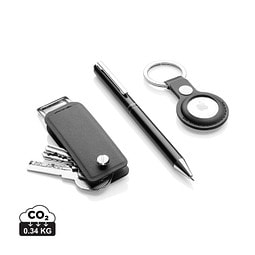 Swiss Peak Tula 3-tlg. Set aus RCS rec. Materialien, schwarz