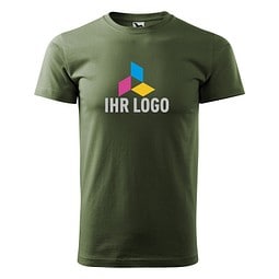 MALFINI T-Shirt Herren Basic, XS, khaki