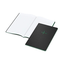Geiger-Notes Broschur Tablet-Book A4, inkl. Prägung und Farbschnitt grün