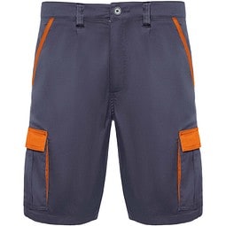 Tahoe Arbeitsshorts, 250 g/m2, blei/orange, 2XL