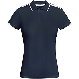 Tamil Sport Poloshirt für Damen, Navy Blue, 2XL