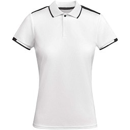 Tamil Sport Poloshirt für Damen, weiss, L