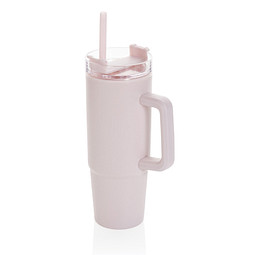 Tana Becher aus RCS recyceltem Kunststoff mit Griff 900ml, rosa