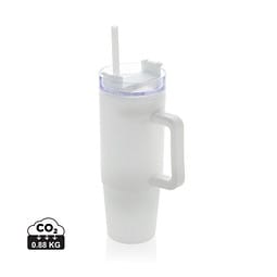 Tana Becher aus RCS recyceltem Kunststoff mit Griff 900ml, weiß