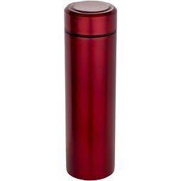 Taylor 450 ml Doppelwand Isolierflasche aus Edelstahl mit Teesieb, rot