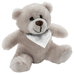 Teddybär Baby aus Plüsch, beige