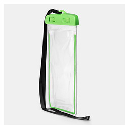 Telefon-Tasche DIVER,apfelgrün, transparent