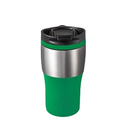Thermobecher RETUMBLER-BAYAMO MEZZO CORPORATE, silber/grün