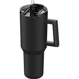 Thermobecher RETUMBLER-myKINGS CANYON 1200, schwarz, Ring braun