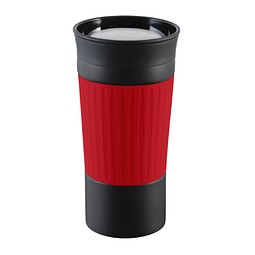 Thermobecher RETUMBLER-myKINGSTON, schwarz, rot