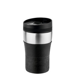 METMAXX® Thermobecher Voila, 250 ml, schwarz/schwarz