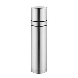 METMAXX® Thermoskanne Two Cup, 750 ml, silber