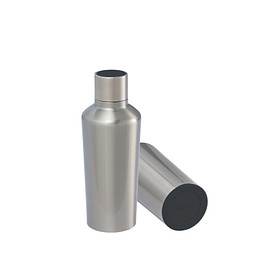 Thermotrinkflasche RETUMBLER-myDRINQEO 500, silber/anthrazit