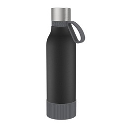 Thermotrinkflasche RETUMBLER-myNIZZA II 600 CERAMIC, schwarz/anthrazit/anthrazit