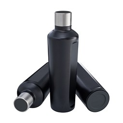 Thermotrinkflasche RETUMBLER-mySTEELONE, schwarz/anthrazit
