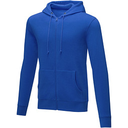 Theron Hoodie mit Reißverschluss für Herren, blau, 3XL