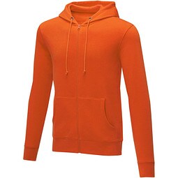 Theron Hoodie mit Reißverschluss für Herren, orange, M