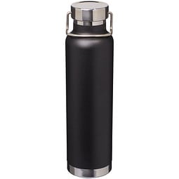 Kupfer-Isolierflasche Thor, 650 ml, schwarz