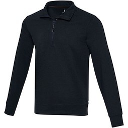 Tin Aware™ Pullover mit Half-Zip Reißverschluss aus recyceltem Material Unisex, navy, XL