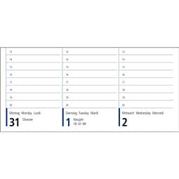 Tisch-Querkalender Compact Cover-Star Recycling-Matt