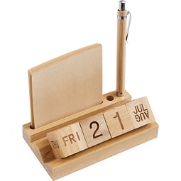 Tischkalender PERPETUAL,holzfarben