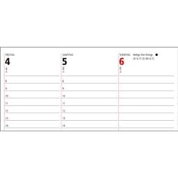 Geiger-Notes Tischkalender Signal Karton Bestseller, inkl. Digitaldruck