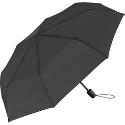 Topless-Mini-Taschenschirm, schwarz
