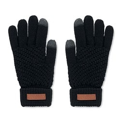 Touchscreen Handschuhe RPET TAKAI, Schwarz
