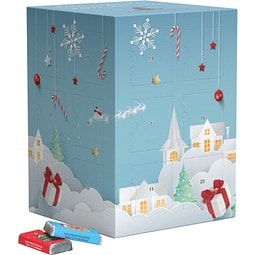 Tower Adventskalender, Alpenmilch-Schokotäfelchen, inkl. Druck