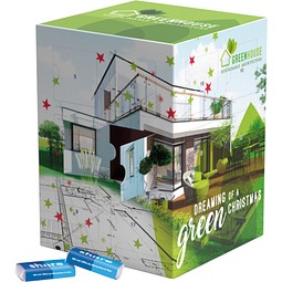 Tower Adventskalender, share Schokotäfelchen, inkl. Druck