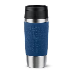 EMSA Travel Mug Isolierbecher Classic, 360 ml, dunkelblau